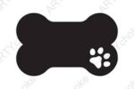 2 PC Personalised Engraved Wooden Dog Name Banner For Dog Bone Shaped Sign Premium American Elm Premium Laminated Polished Wood.