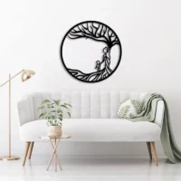 Blind Shop Mother Tree of Life – Elegant Wall Décor-600*600*6 MM MDF Sheet. Back Colour. - Image 2